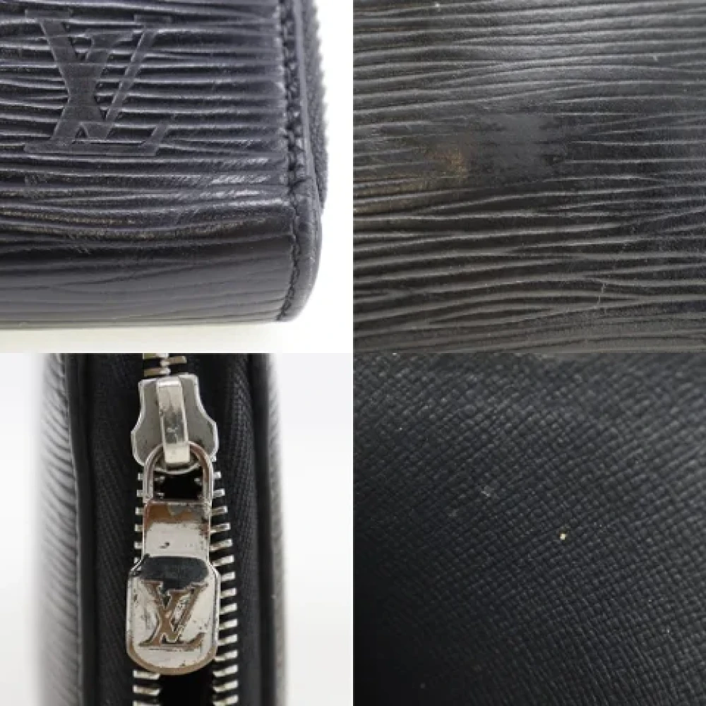 Louis Vuitton Vintage Pre-owned Leather wallets Black Heren