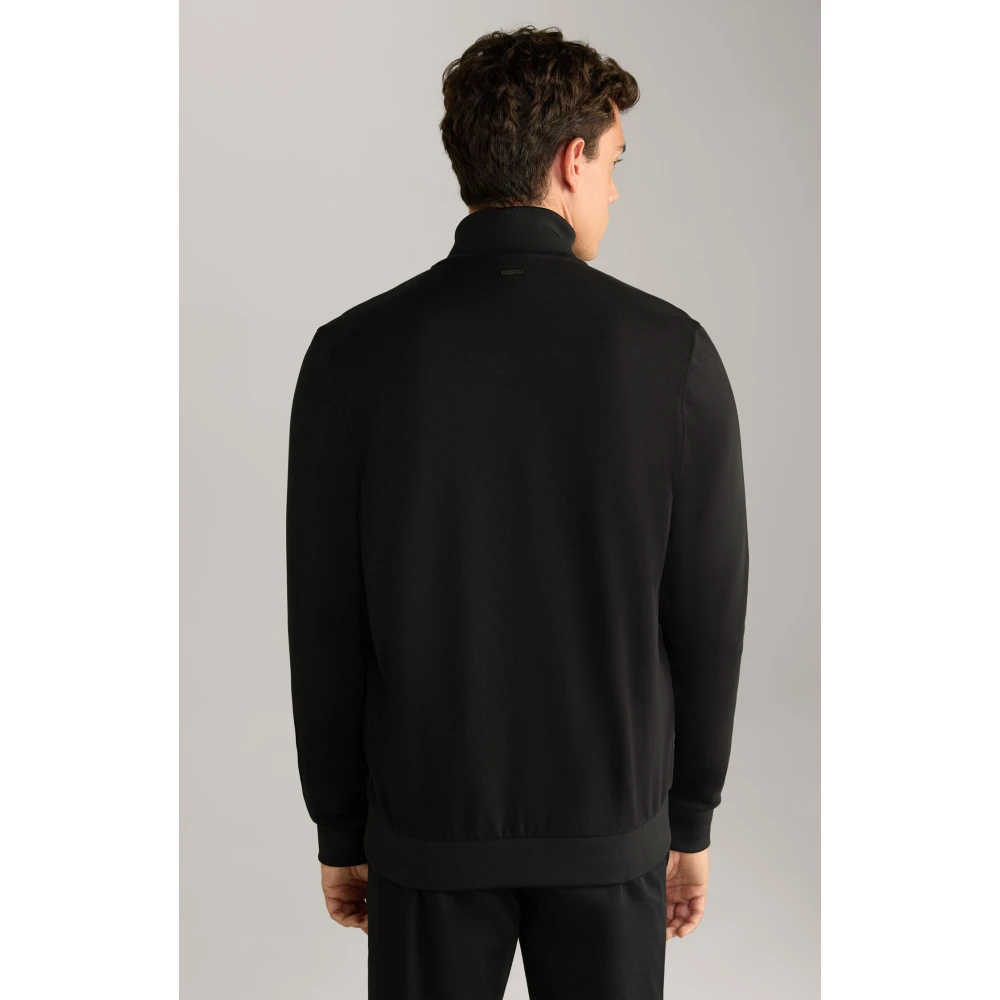Joop! Sportieve jas met decoratief stiksel Black Heren
