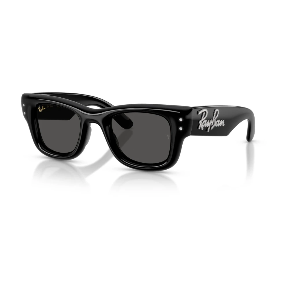 Ray-Ban Unisex Black Sunglasses, 47 Mm, Wayfarer Puffer Sunglasses