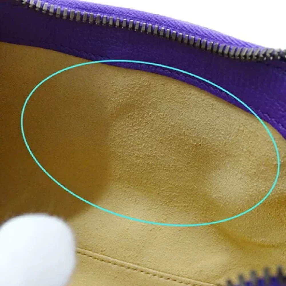 Gucci Vintage Pre-owned Leather gucci-bags Purple Dames