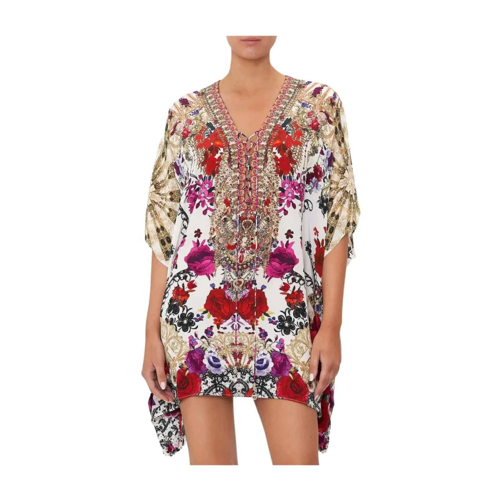 Camilla Rose Reign Lace Up Kaftan Multicolor Dames