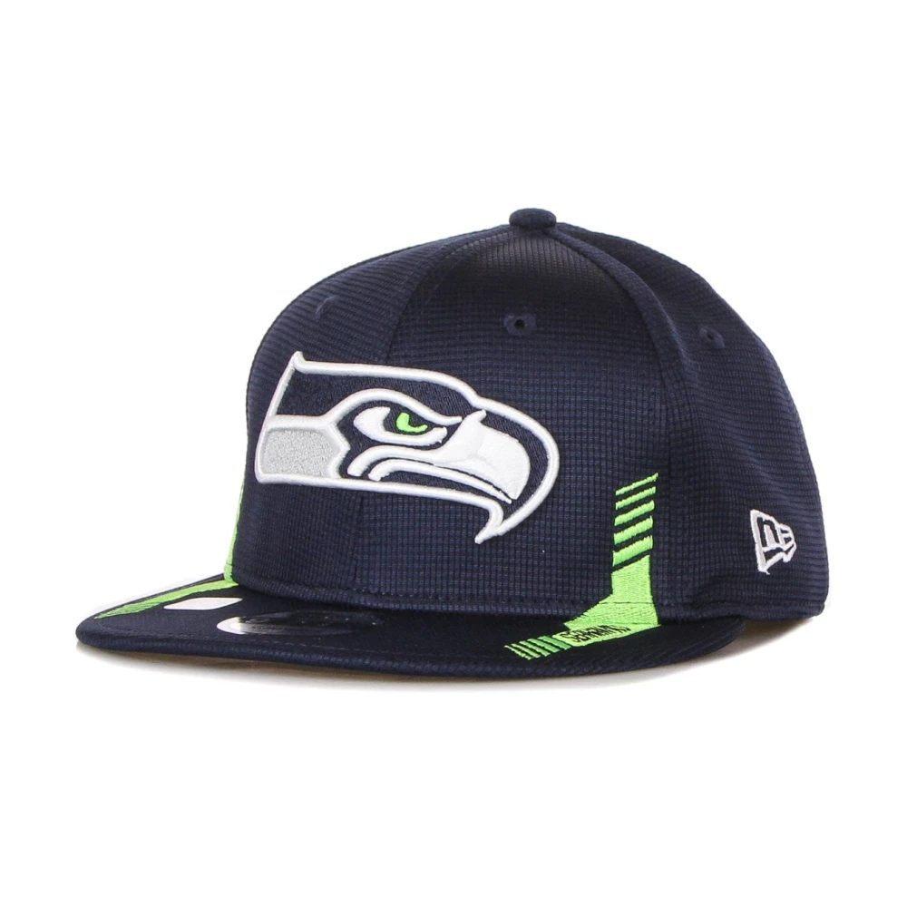 New Era Seattle Seahawks Platt Skärm Snapback Keps Blue, Unisex