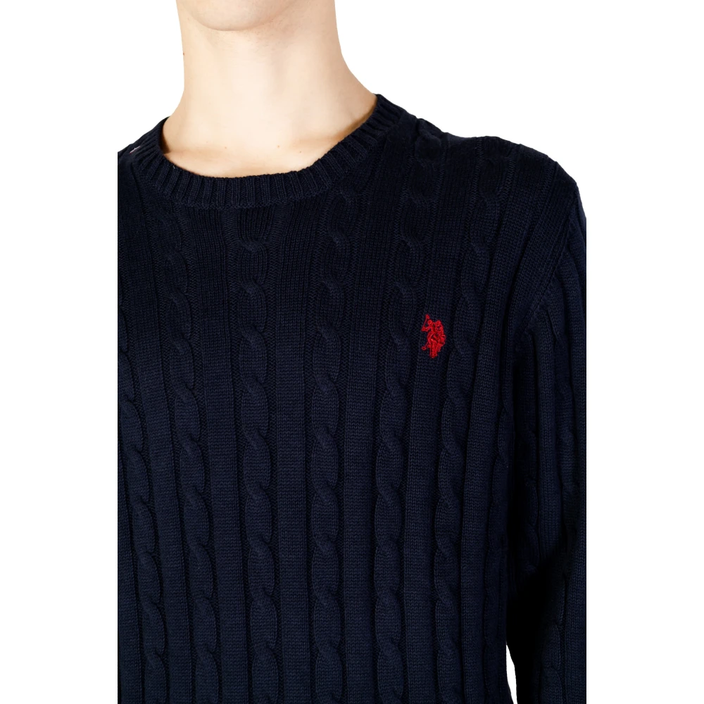 U.s. Polo Assn. Mannen Gebreide Kleding Collectie voor Herfst Winter Blue Heren