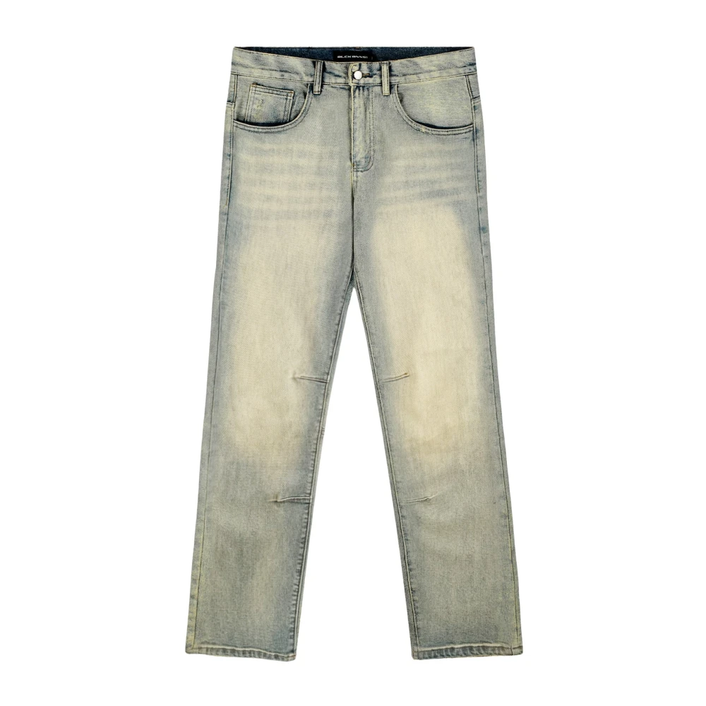 Black Bananas Mannelijk Blauw Jeans Heren, W36, Denim, Desert Wash Denim