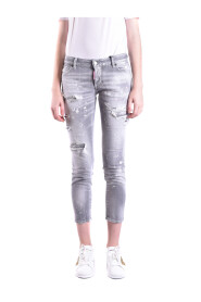 Cropped Bomulls Jeans