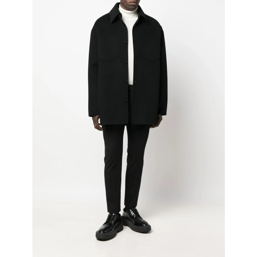 PT Torino Sartoriale Katoenen Broek in Zwart Black Heren