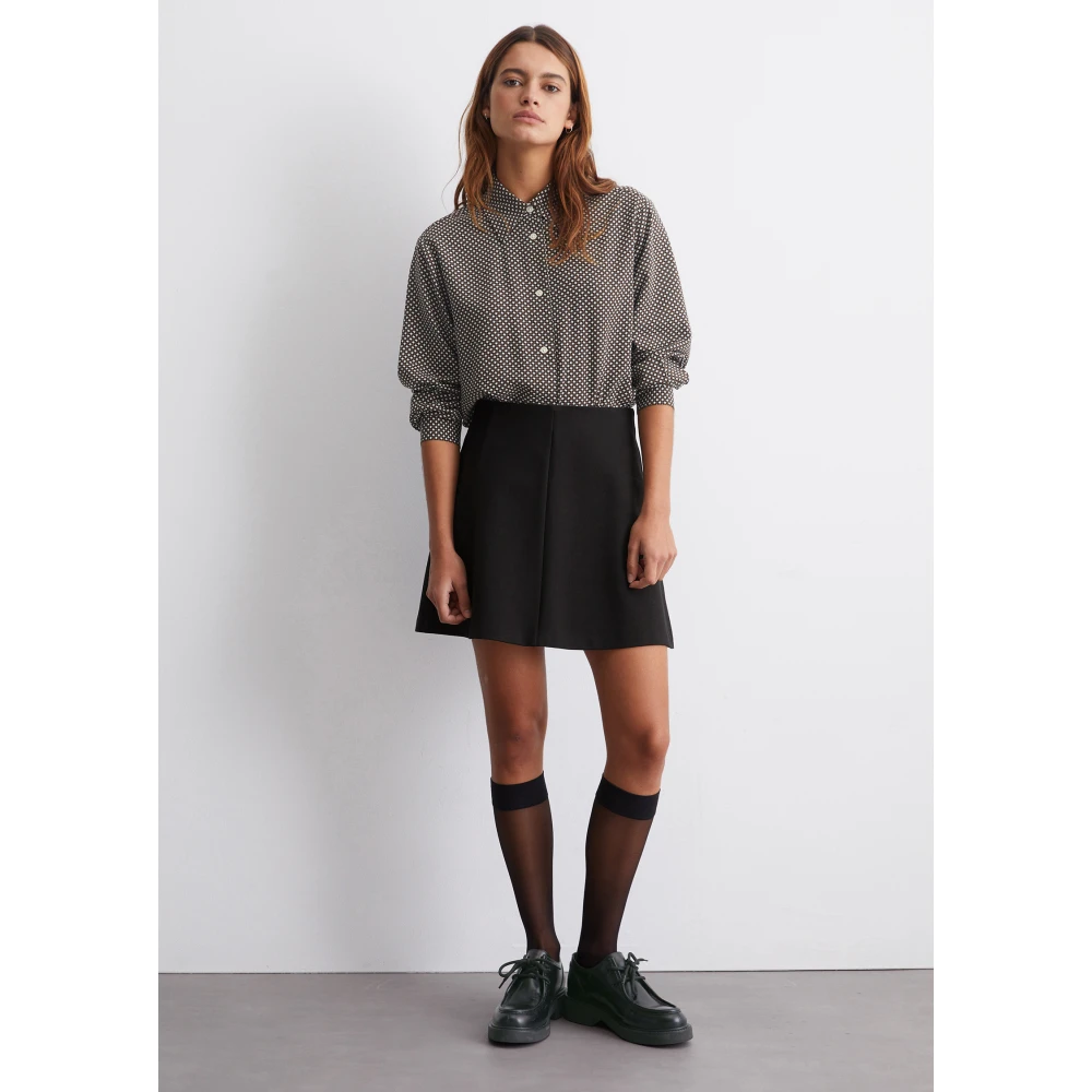 Marc O'Polo Jersey minirok A-lijn Blue Dames