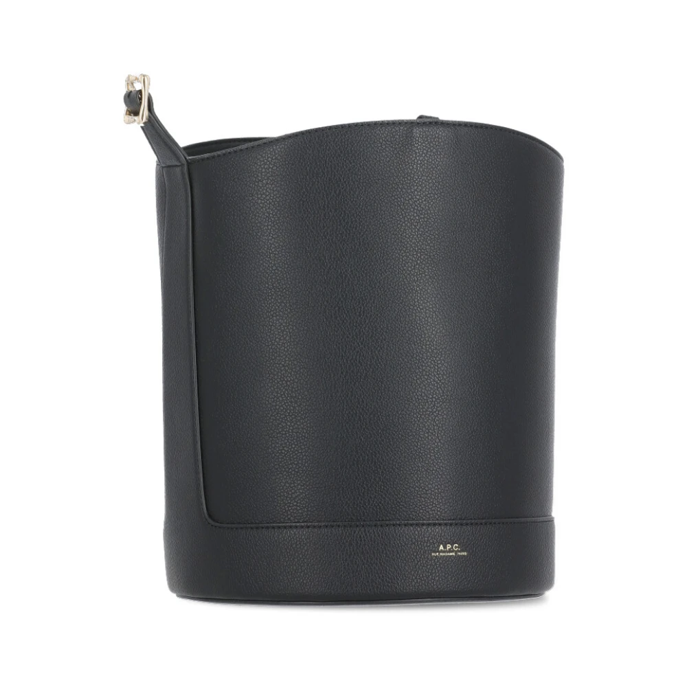 A.p.c. Zwarte Schoudertas met Logo Black Dames