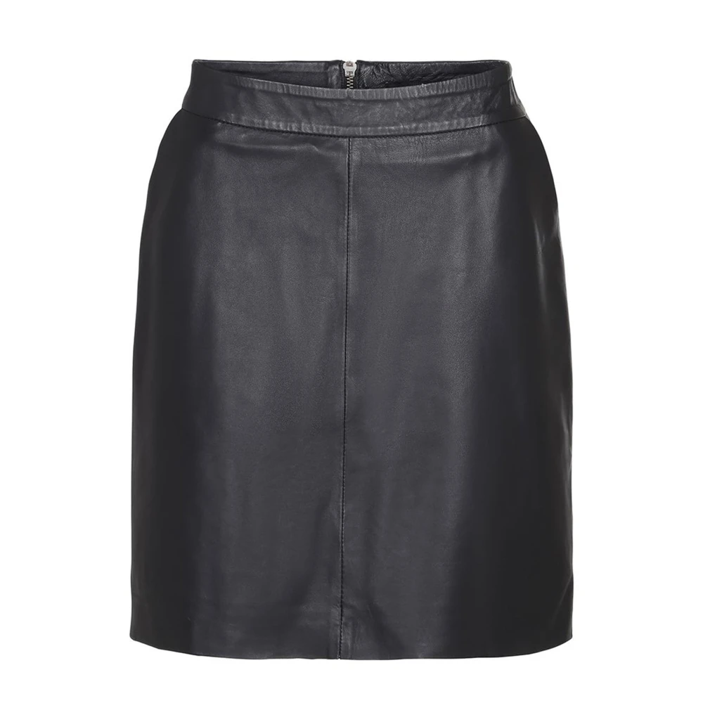 Btfcph Black Leather Pencil Skirt - Female - Leather Skirts - 3XL - Skirts