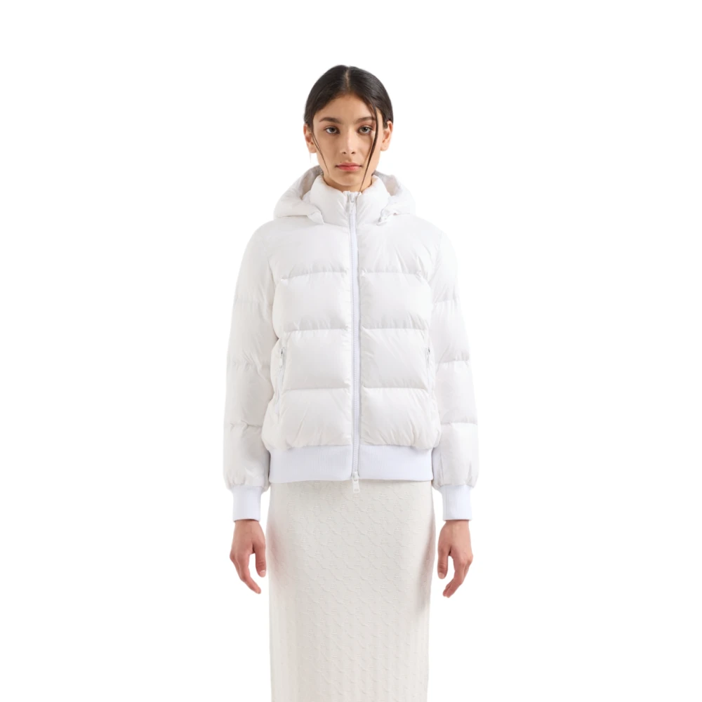 Armani Exchange Witte Donsjas White Dames