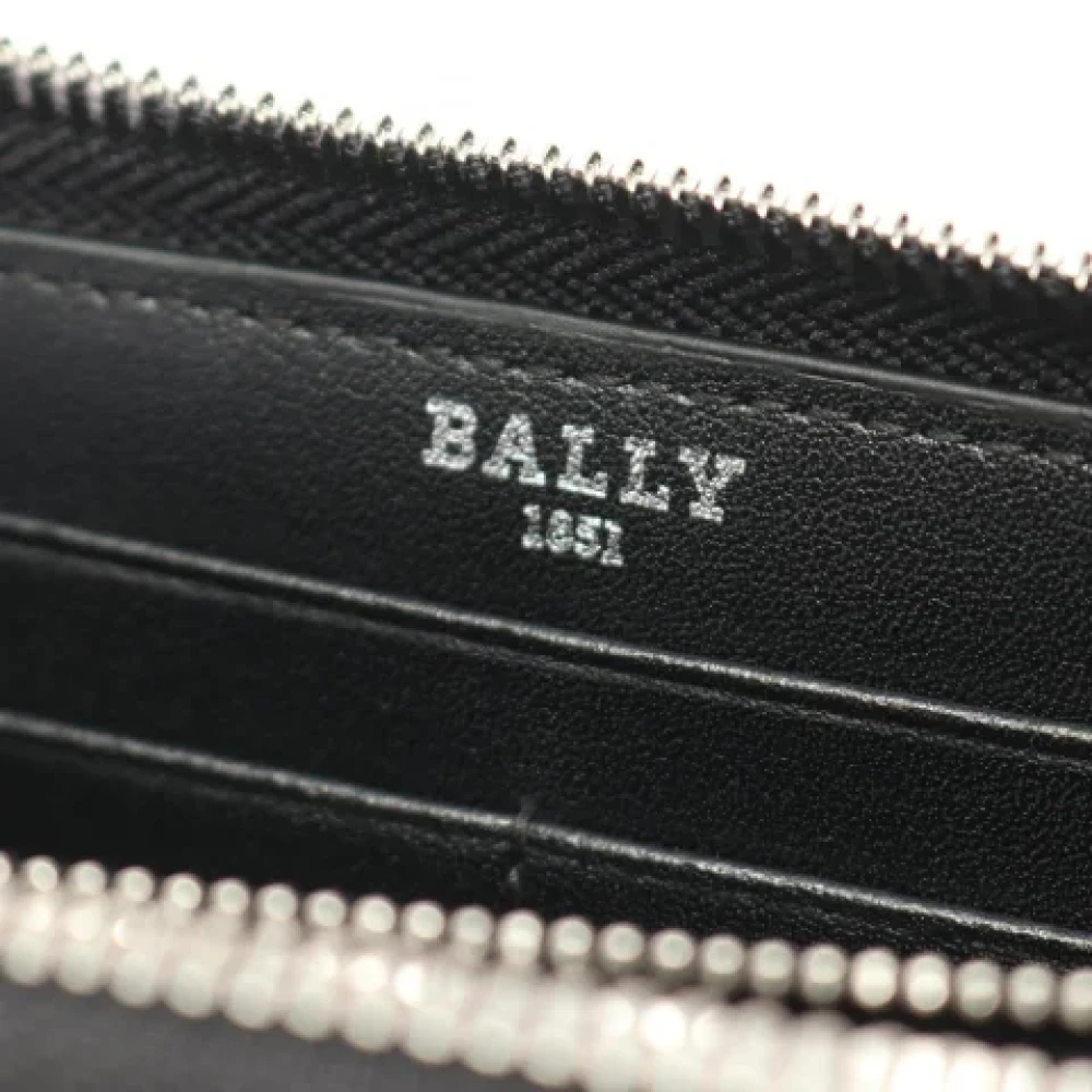 Bally Pre-owned Leather wallets Black Heren