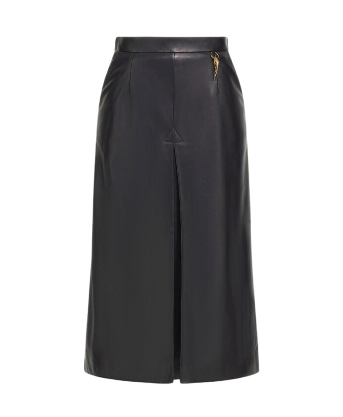 jupe-midi-en-cuir-noir-femme