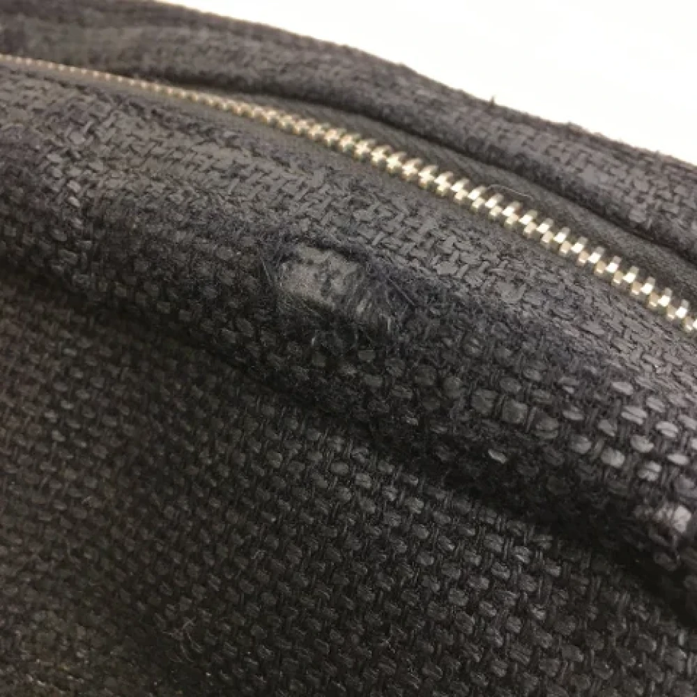 Chanel Vintage Pre-owned Fabric handbags Black Dames