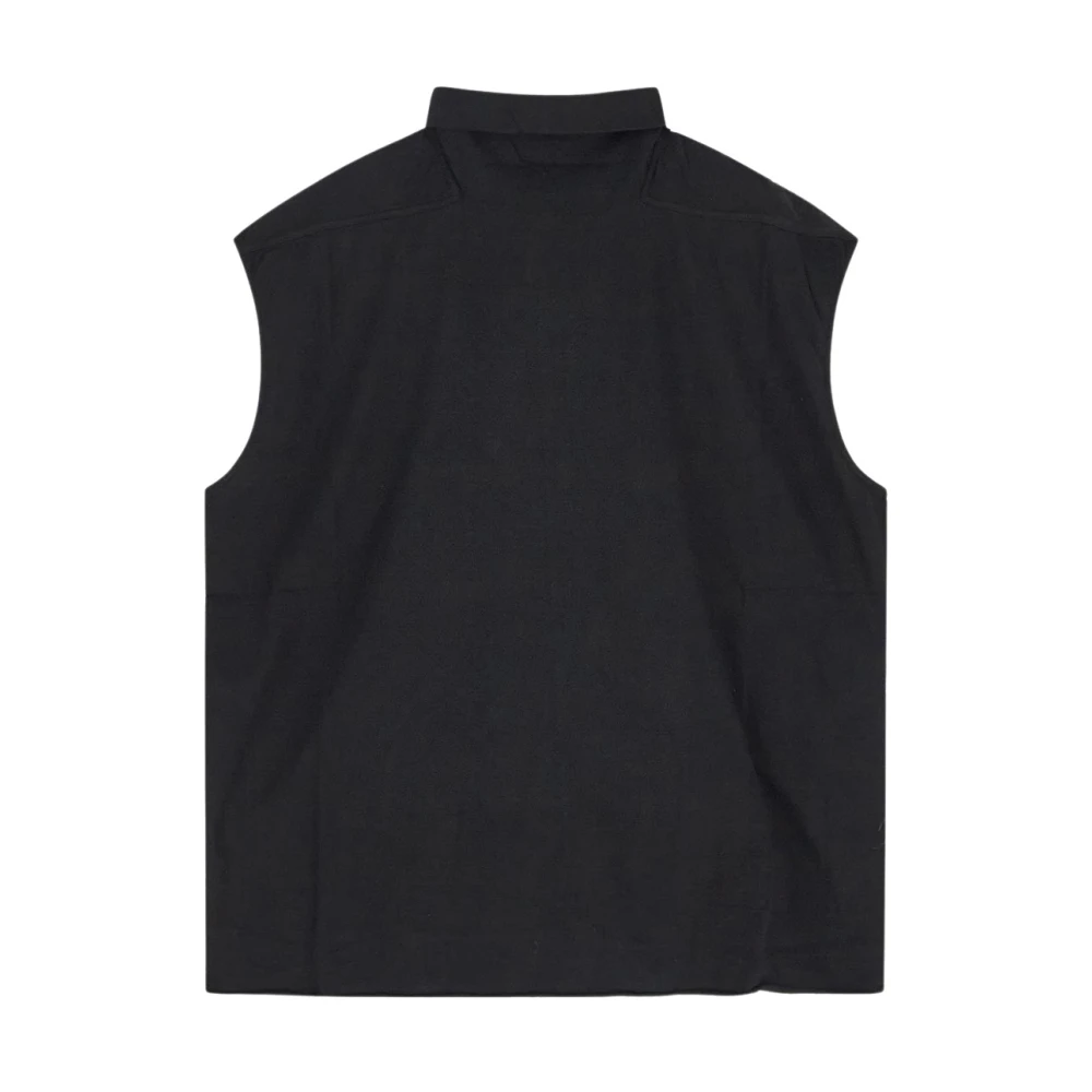 Rick Owens Katoenen T-Shirt Vest Black Dames