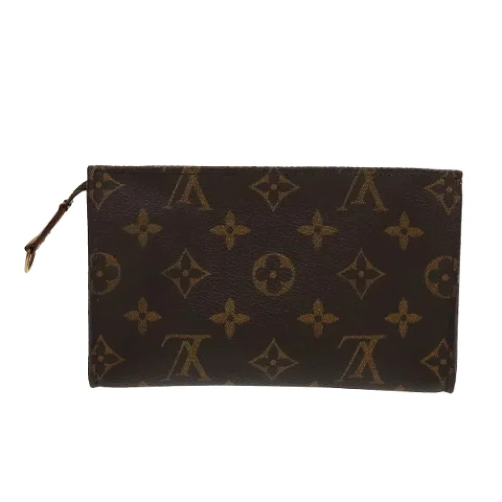 Louis Vuitton Vintage Pre-owned Canvas pouches Brown Dames
