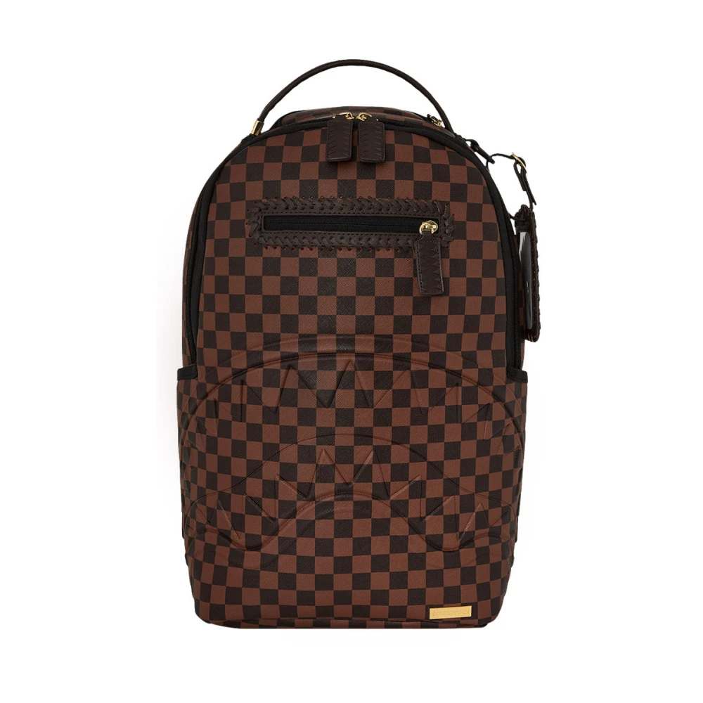 Sprayground Parijs Liefde Bruin Zwart Rugzak Brown Unisex