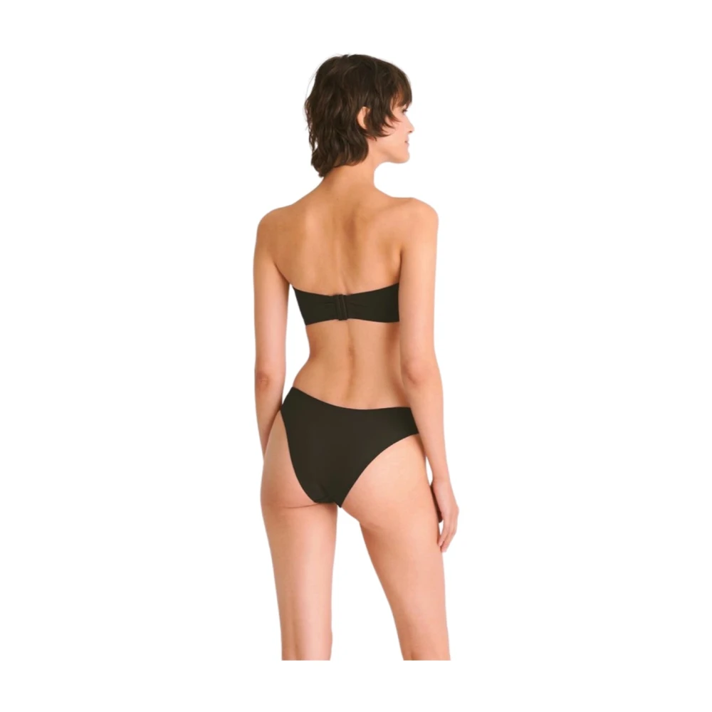 Eres Vulkaan Bandeau Bikini Top Brown Dames