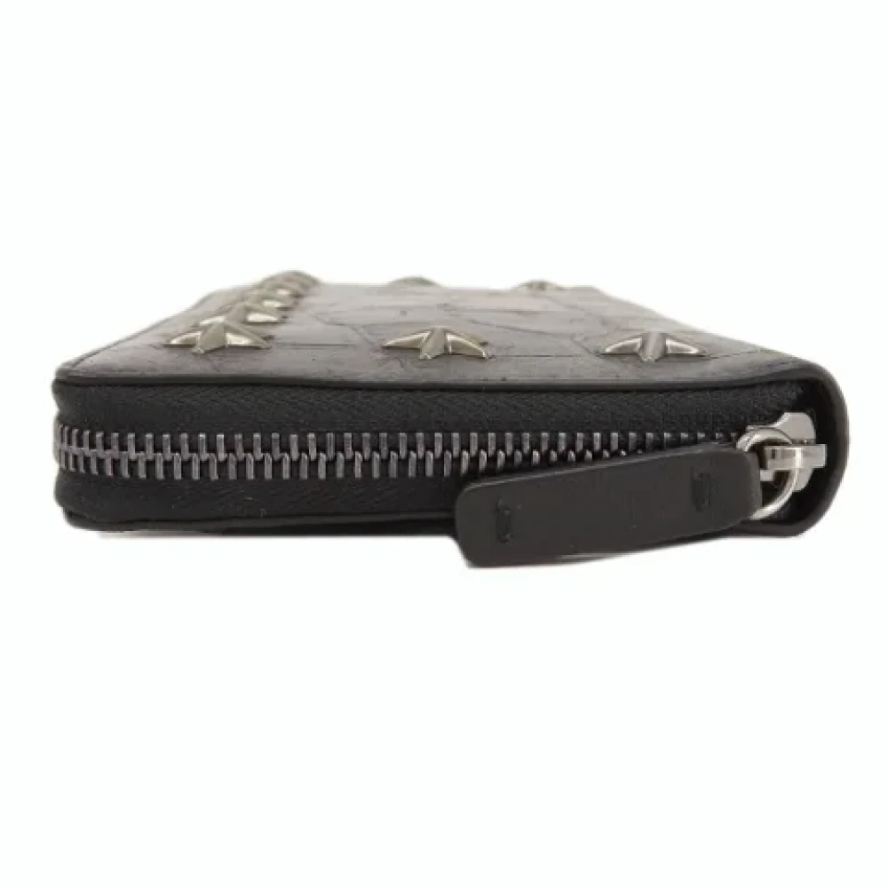 Jimmy Choo Pre-owned Leather wallets Black Dames
