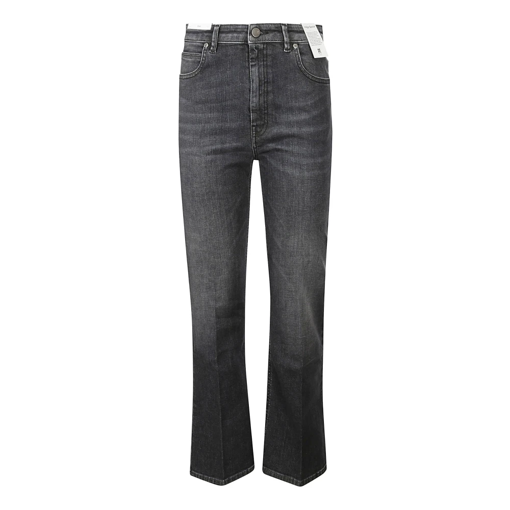 PT Torino Stretch jeans met relaxte pasvorm Gray Dames