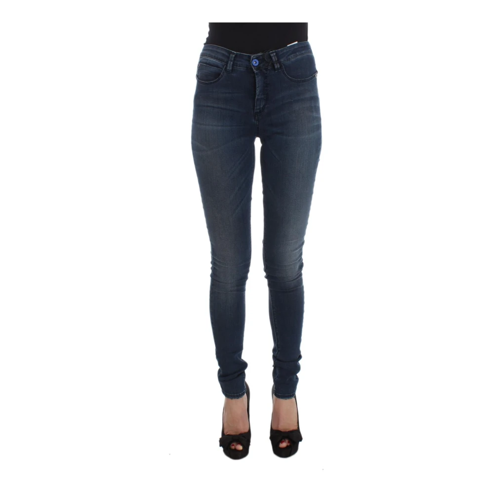 Costume National Women's Blue Skinny Jeans,, Slim Fit Jeans W26