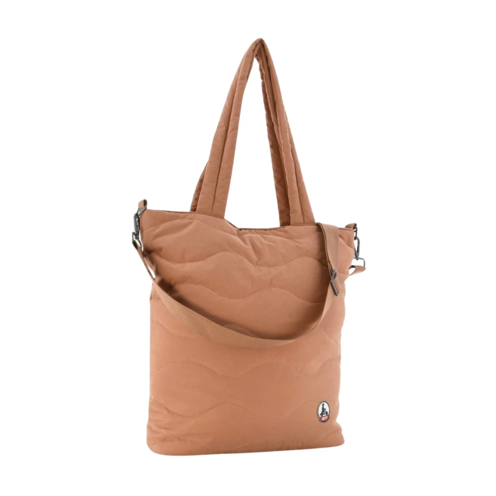Jott Textiel tote tas Bruine patch Brown Dames
