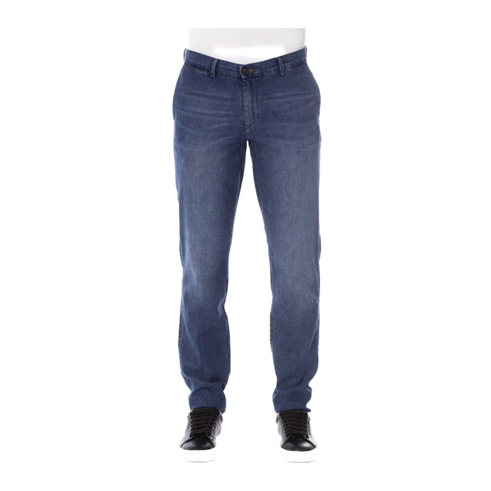 Trussardi Blå Tidlös Elegans Jeans