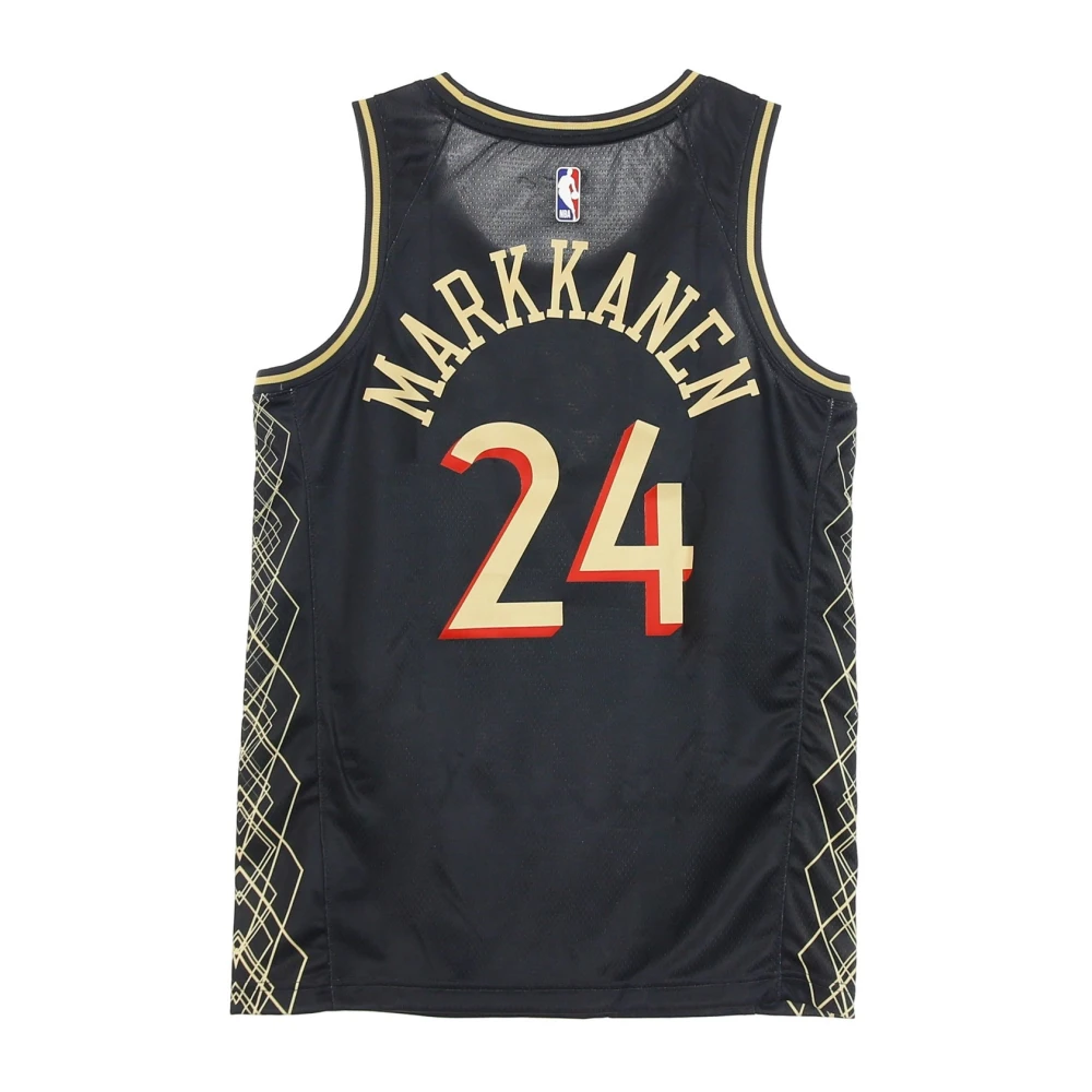 Nike Basketbal Tank Top Swingman Jersey City Edition Black Heren