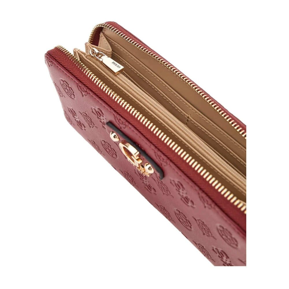 Guess Kleine rits Claret Portemonnee Gerty Slg Red Dames