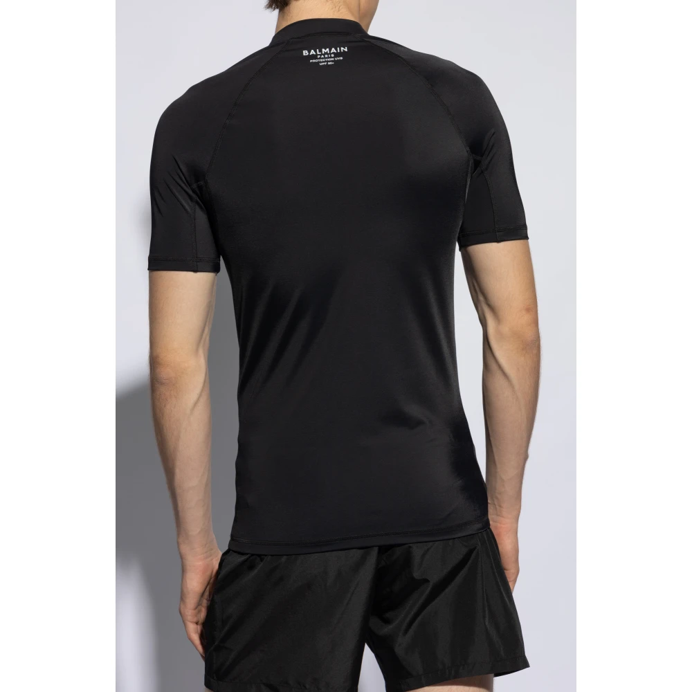 Balmain Swim Top Black Heren