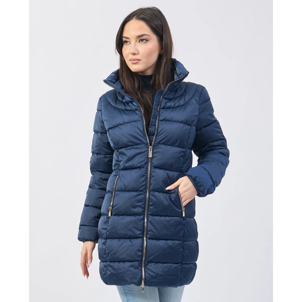 YES ZEE Blauwe Winterjas Blue Dames