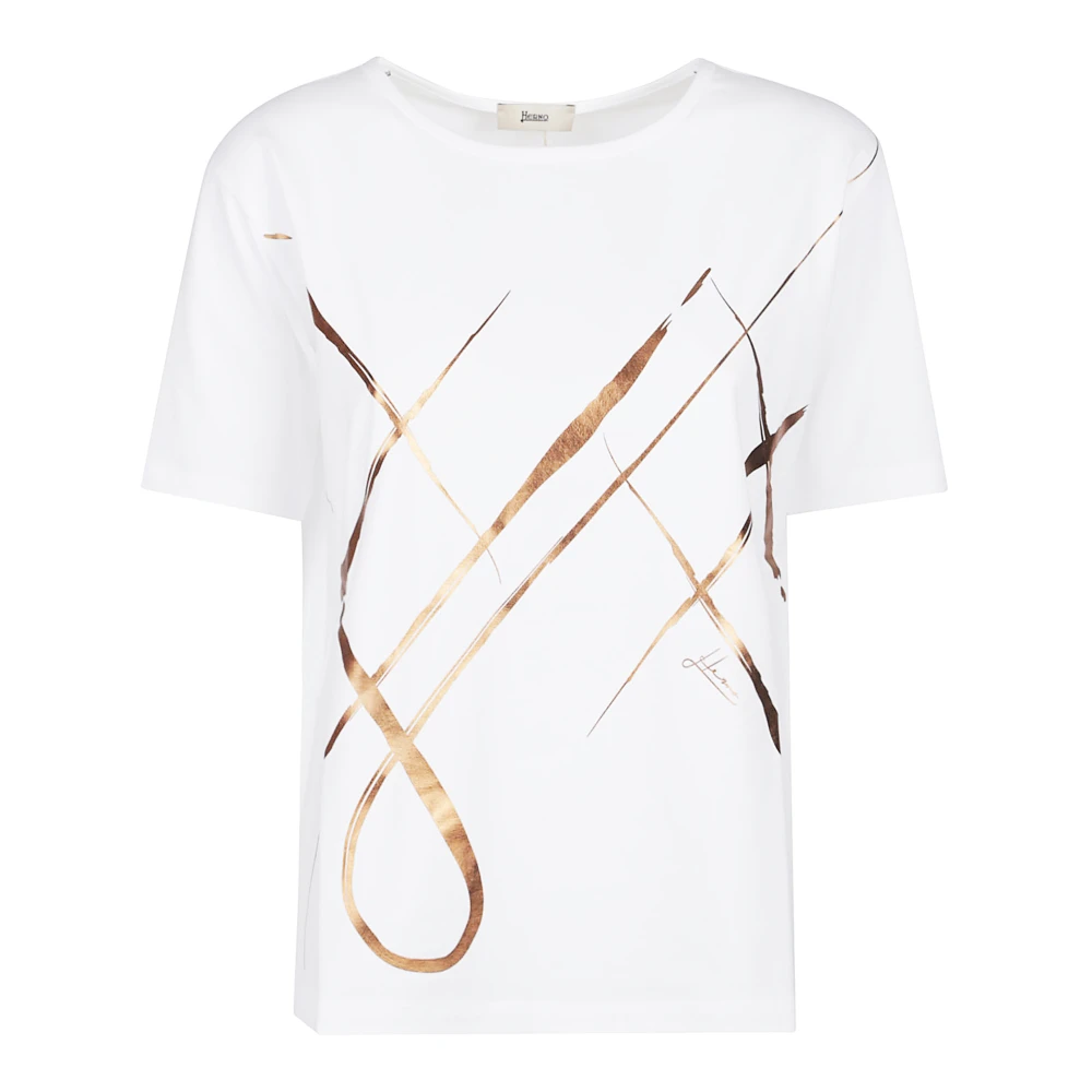 Herno - Tops > T-Shirts - White - Herno - Modalova