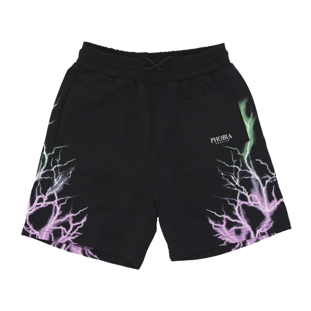 Phobia Archive Herren Schwarz Shorts, K, Lgröße:
