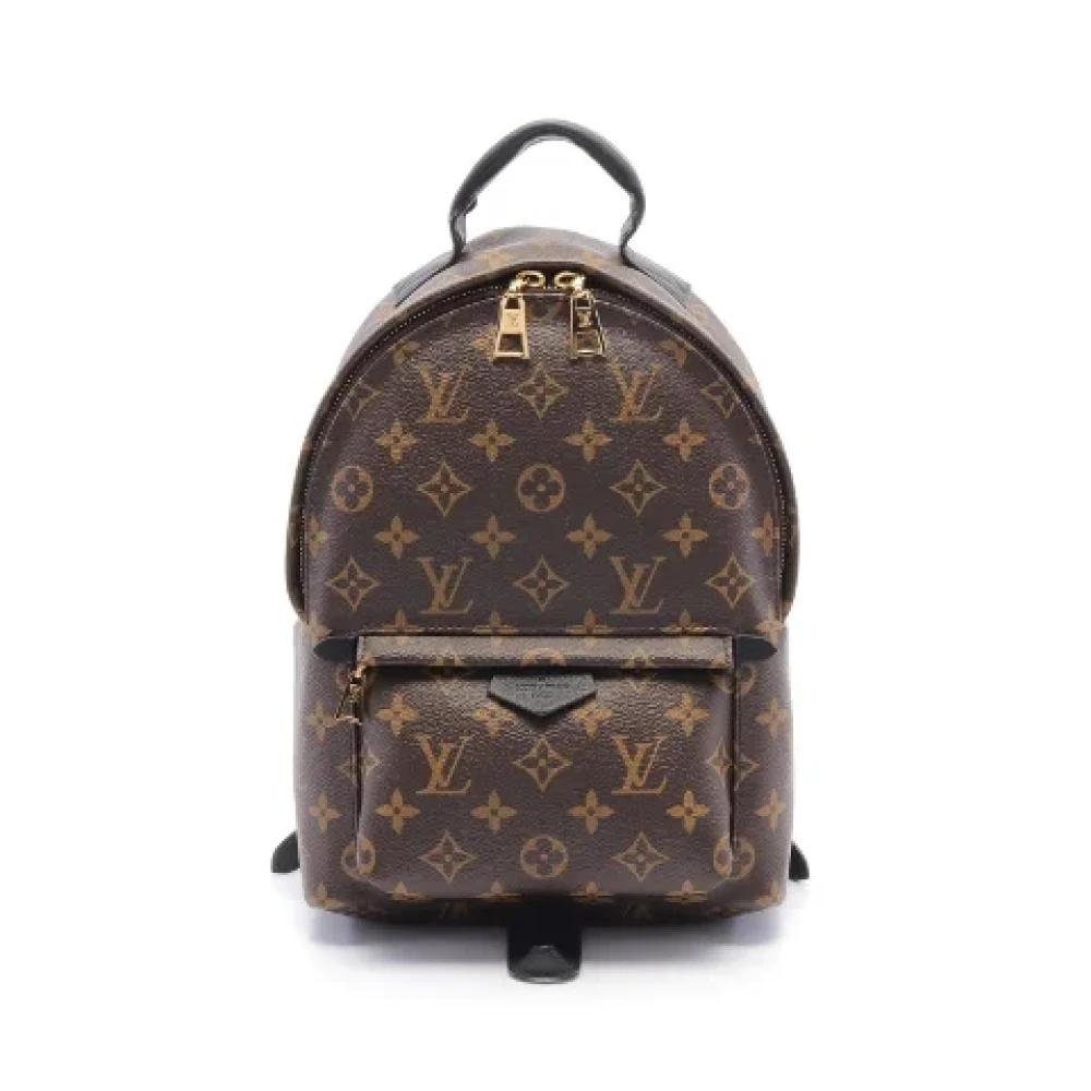 Louis Vuitton Vintage Pre-owned Canvas backpacks Brown Dames
