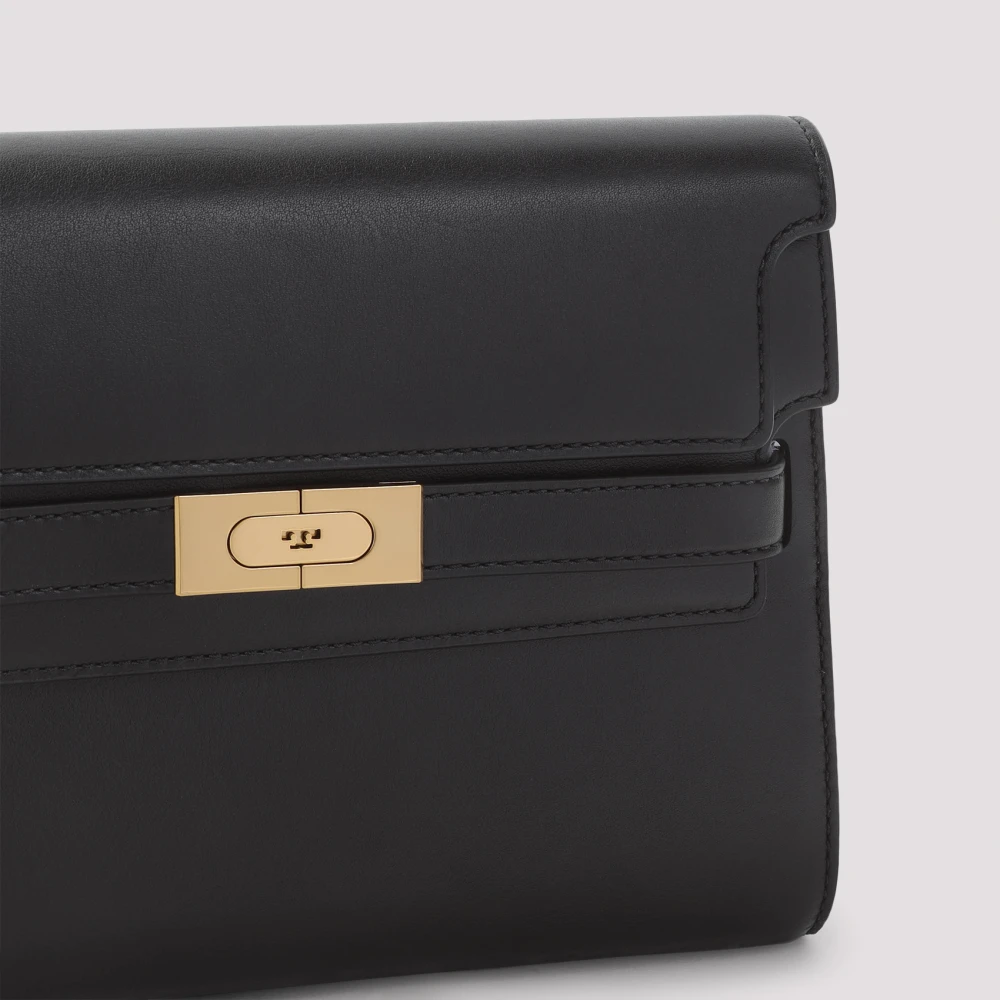 TORY BURCH Zwarte Schoudertas Elegante Stijl Black Dames
