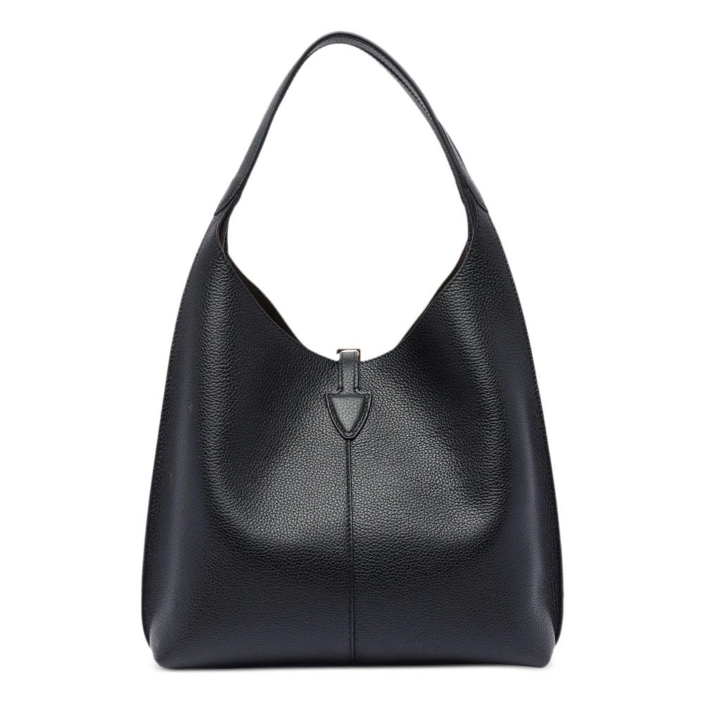 TOD'S Stijlvolle Leren Tas Black Dames