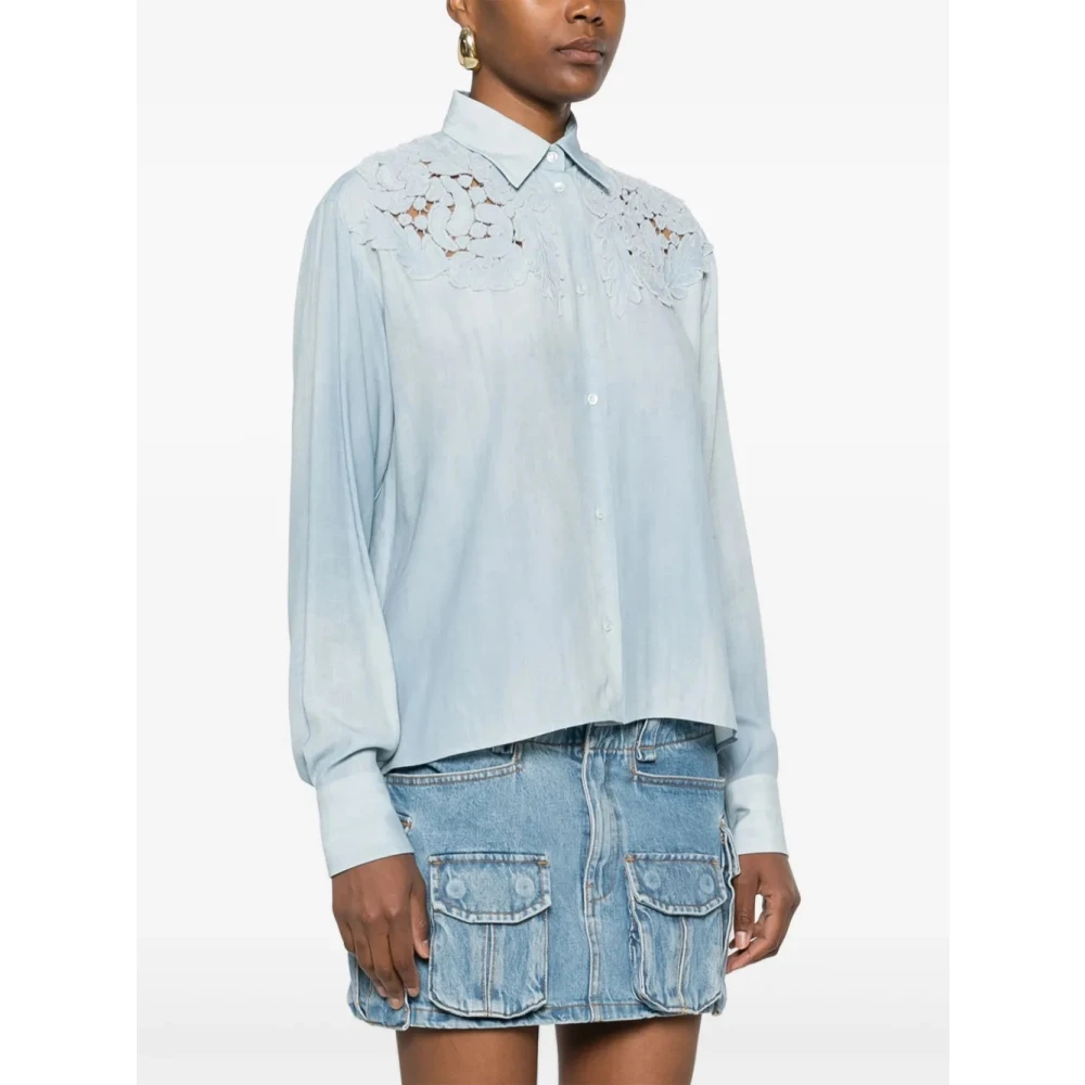 Ermanno Scervino Elegante Damesoverhemd Blue Dames