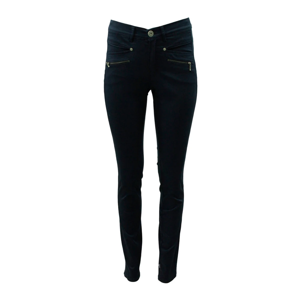 2-Biz Slim Fit Broek Black Dames
