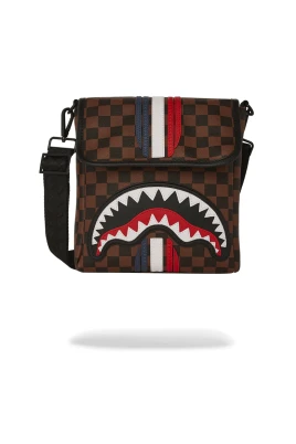 Fransk Maskin Messenger Slingväska