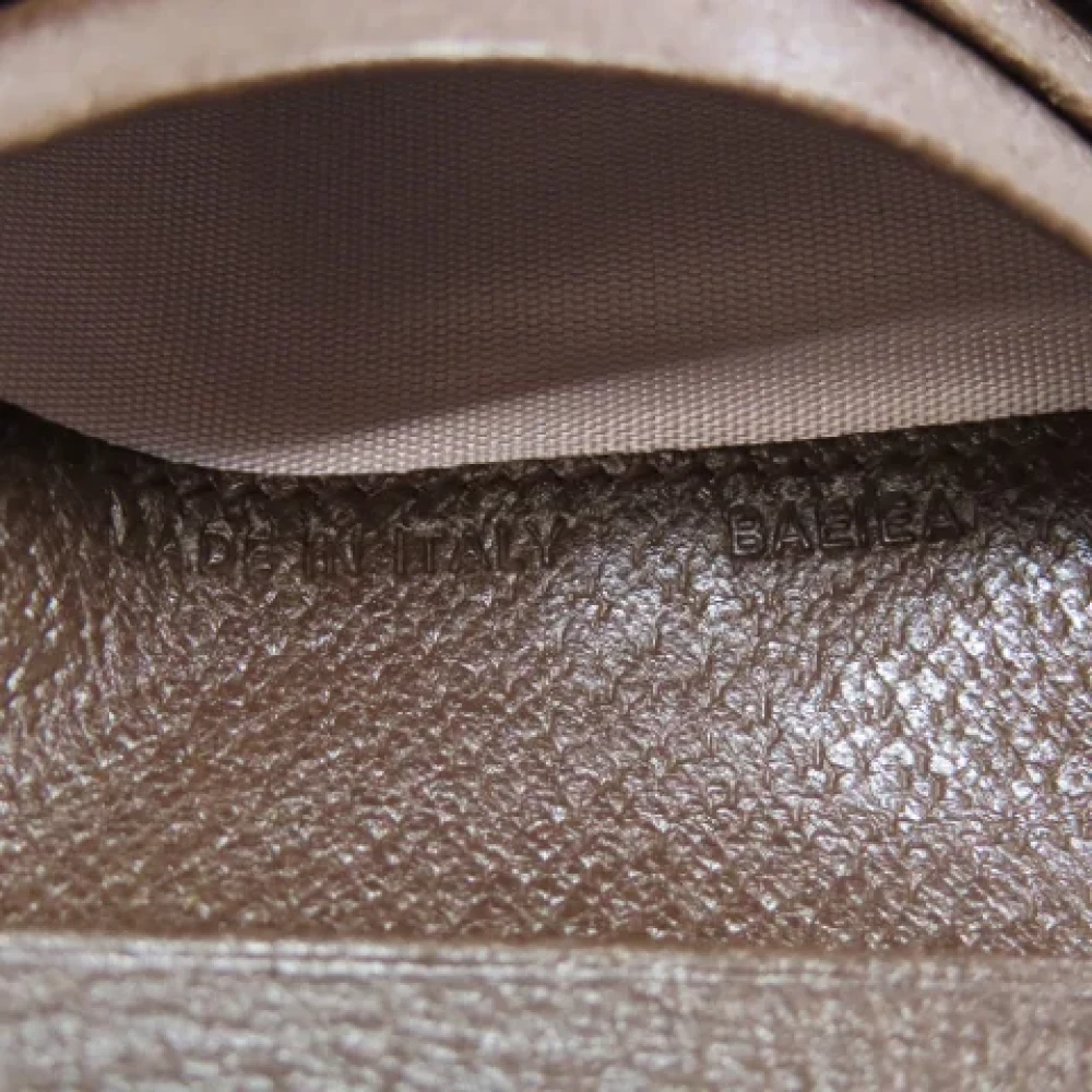 Bvlgari Vintage Pre-owned Canvas wallets Beige Dames