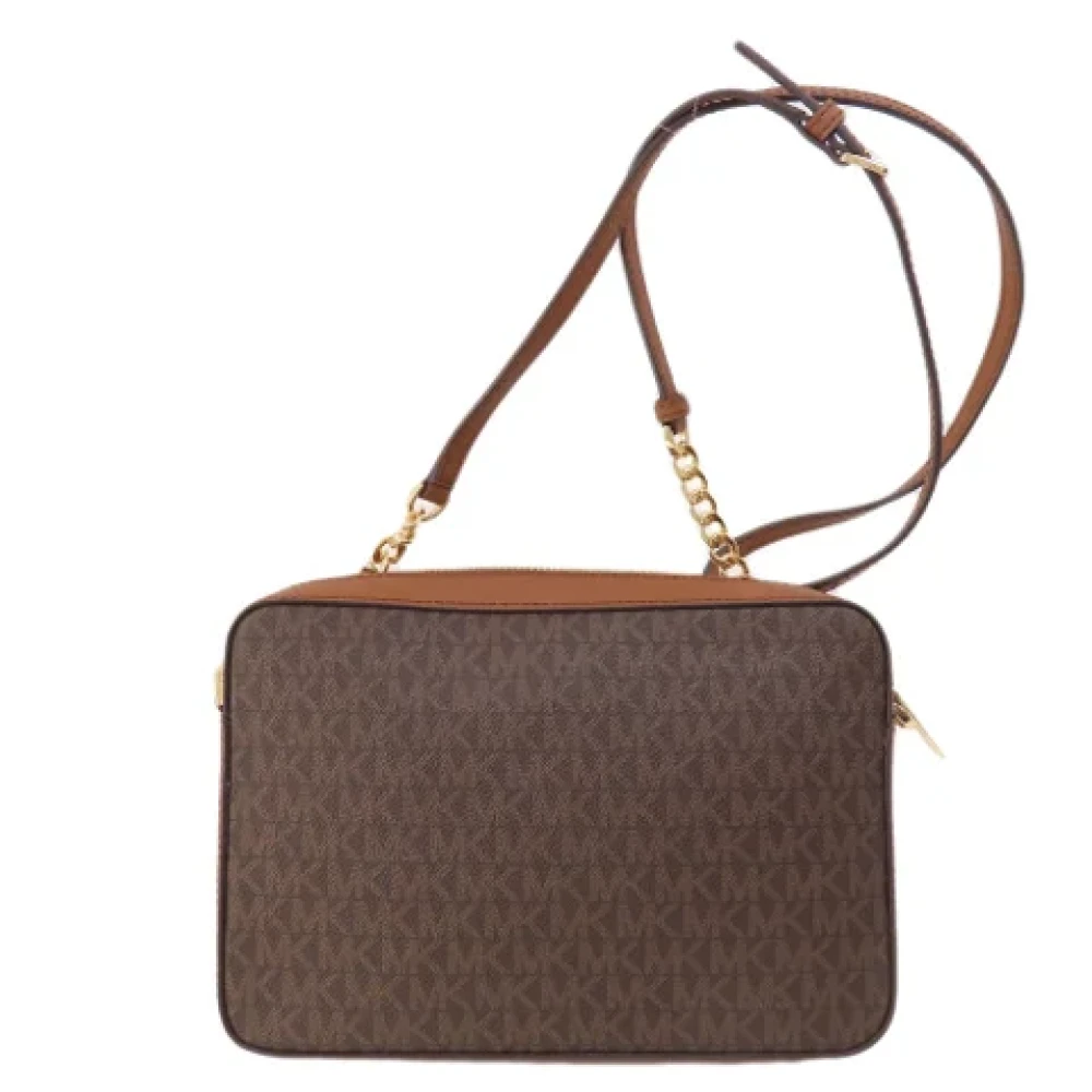 Michael Kors Pre-owned Plastic shoulder-bags Brown Dames