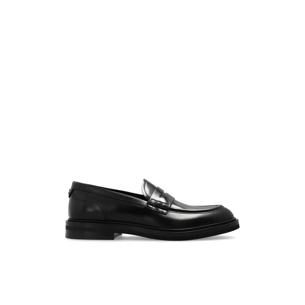 Dolce & Gabbana Vrouw Zwart Schoenen Dames, 39 Eu, Leer, Schoenen Van Het Type Loafers