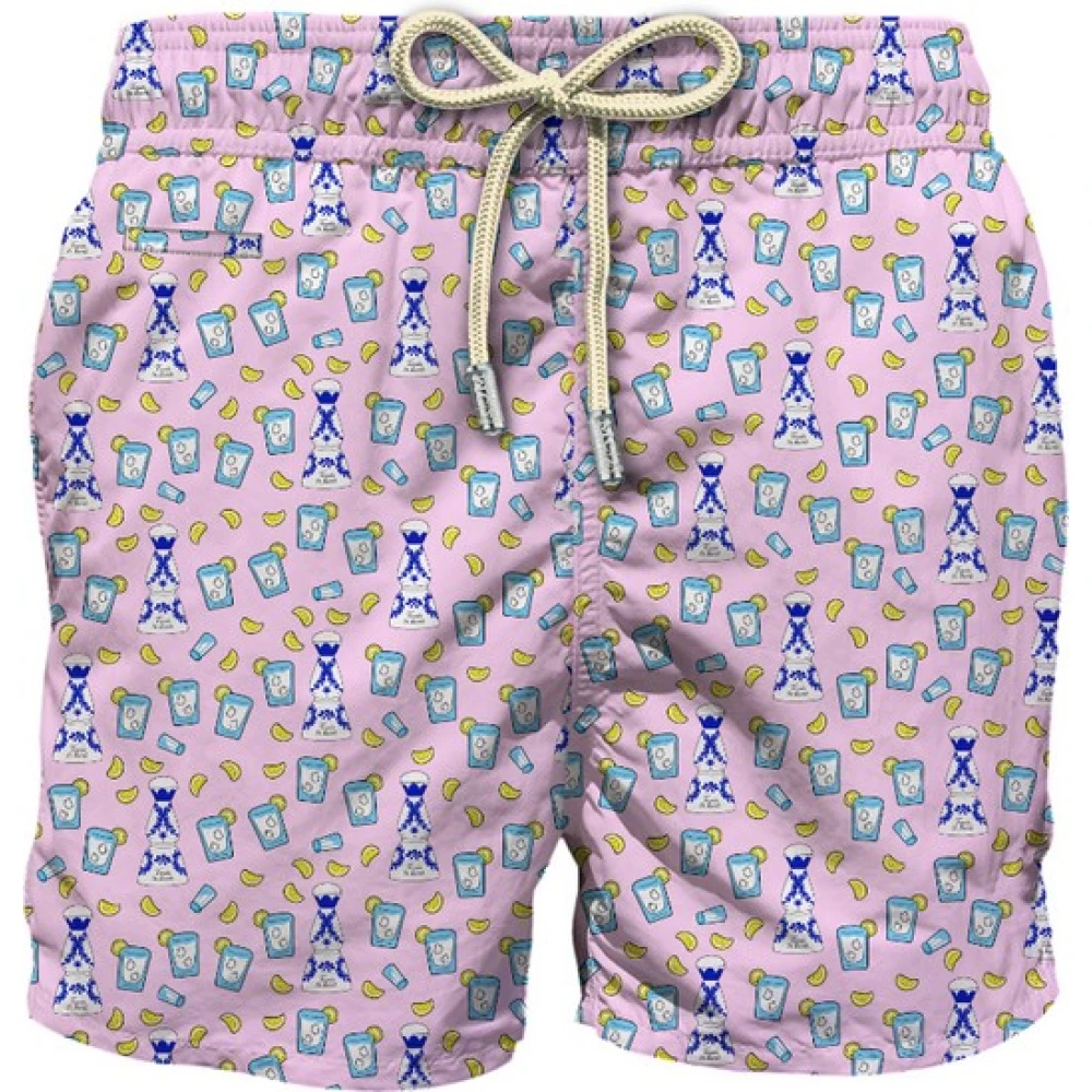 MC2 Saint Barth Lichtgewicht herenzwemkleding met Tequila-print Multicolor Heren