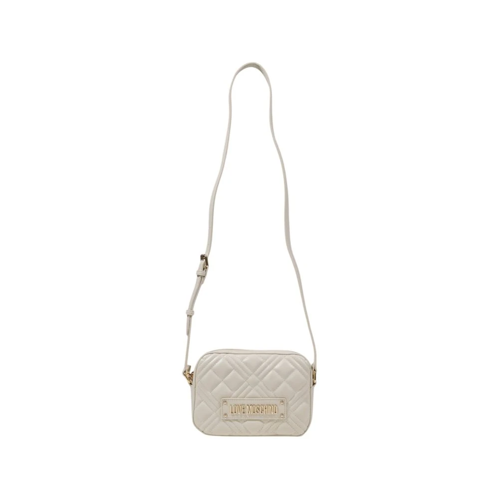 Love Moschino Beige Handtas Lente Zomer Collectie Beige Dames