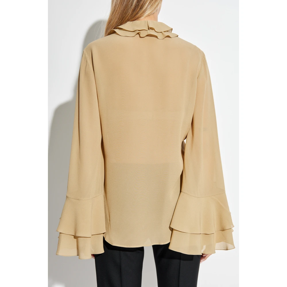 Chloé Zijden overhemd Beige Dames