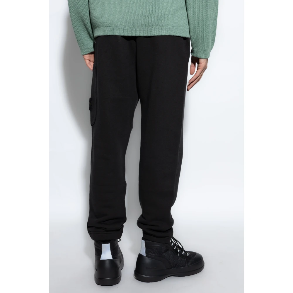 Stone Island Katoenen broek Black Heren