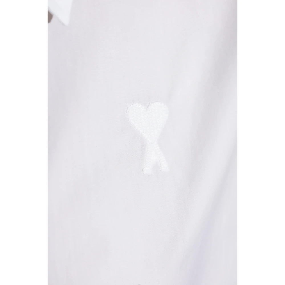 Ami Paris Shirt met logo White Dames