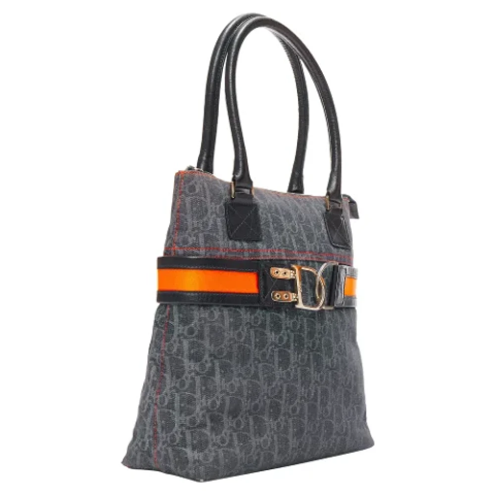 Dior Vintage Pre-owned Cotton dior-bags Blue Dames
