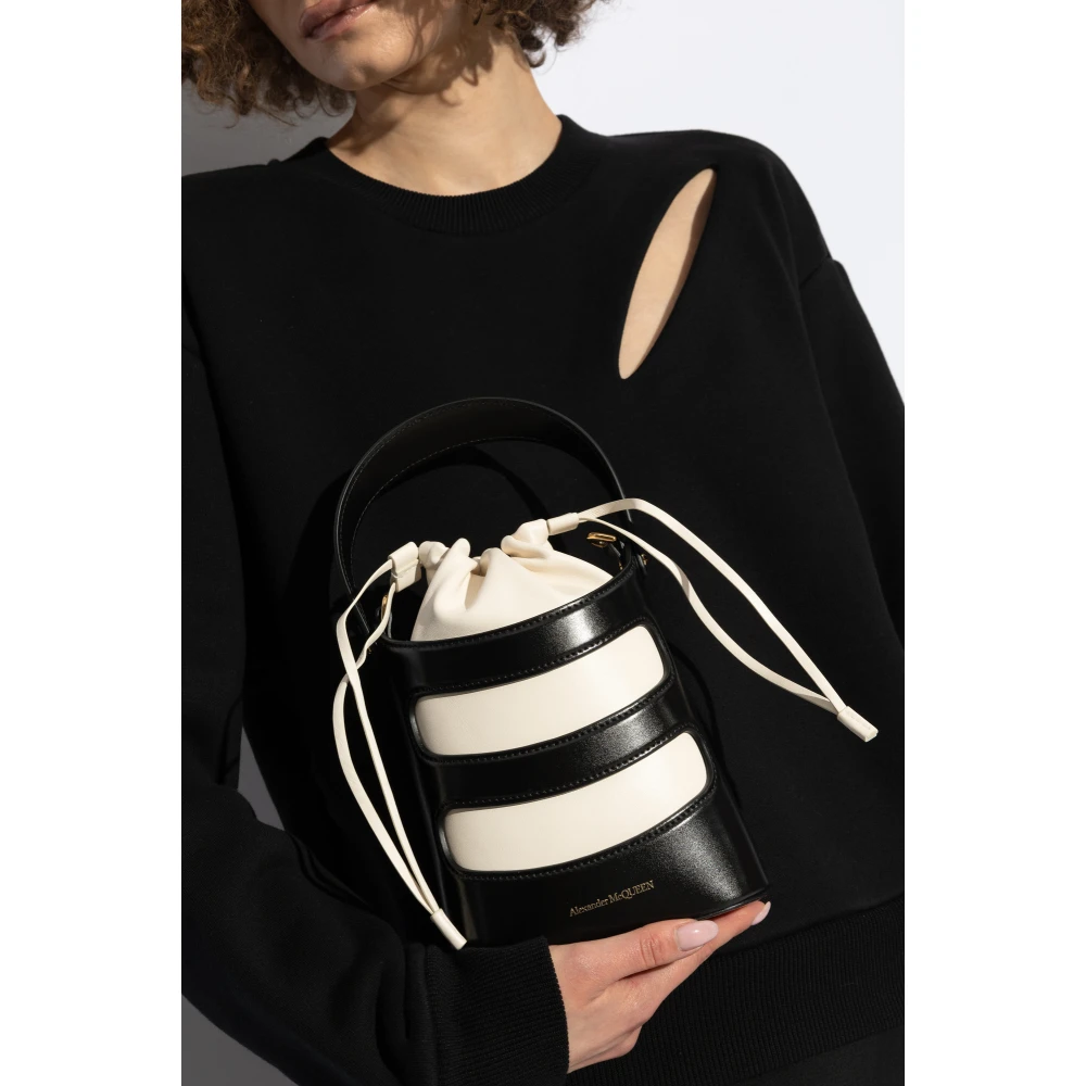 alexander mcqueen Mini The Rise schoudertas White Dames