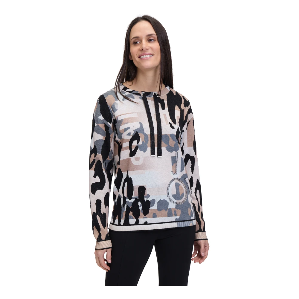 Betty Barclay Dierenprint Fijngebreide Trui Multicolor Dames