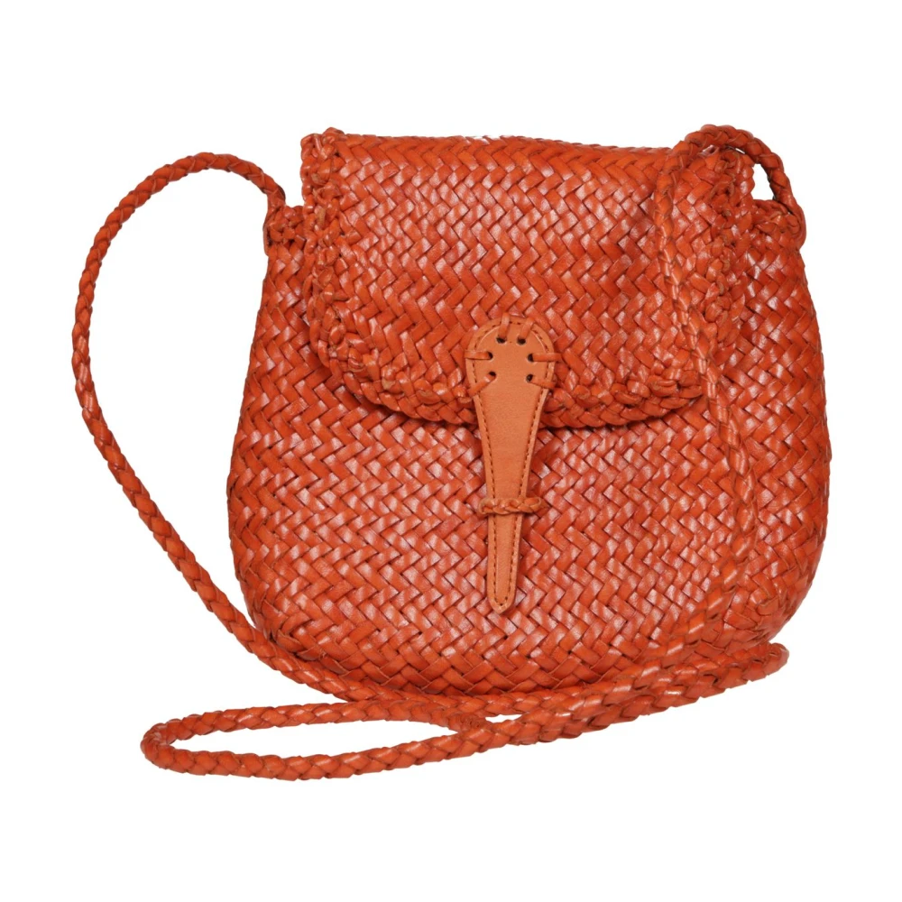 Dragon Diffusion Stijlvolle Leren Tas Orange Dames